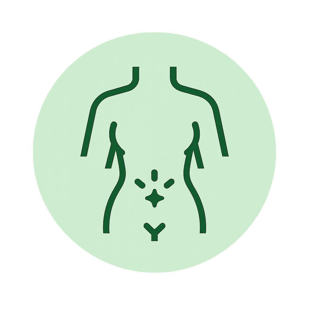 Icon illustrating overlapping symptoms